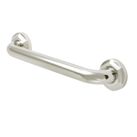 METROPOLITAN 14-13/16" L, Contemporary, 17 ga. Brass, Grab Bar, Polished Nickel DR714126